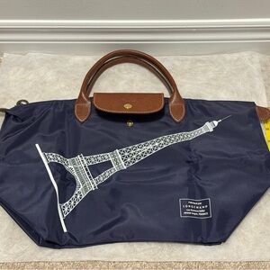 Longchamp Limited Edition Eiffel Tower Le Pilage Tote